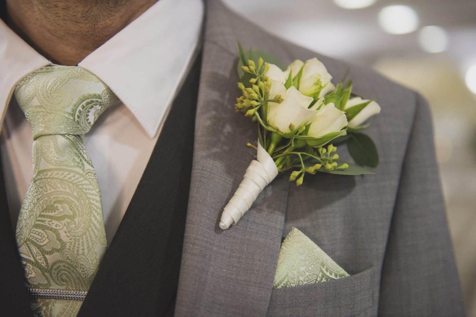 Wedding table flowers